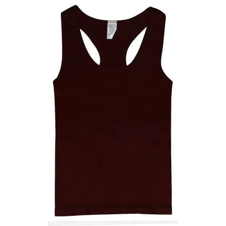 Womens Tank Top - Burgundy - Free Size Available In Various Colors