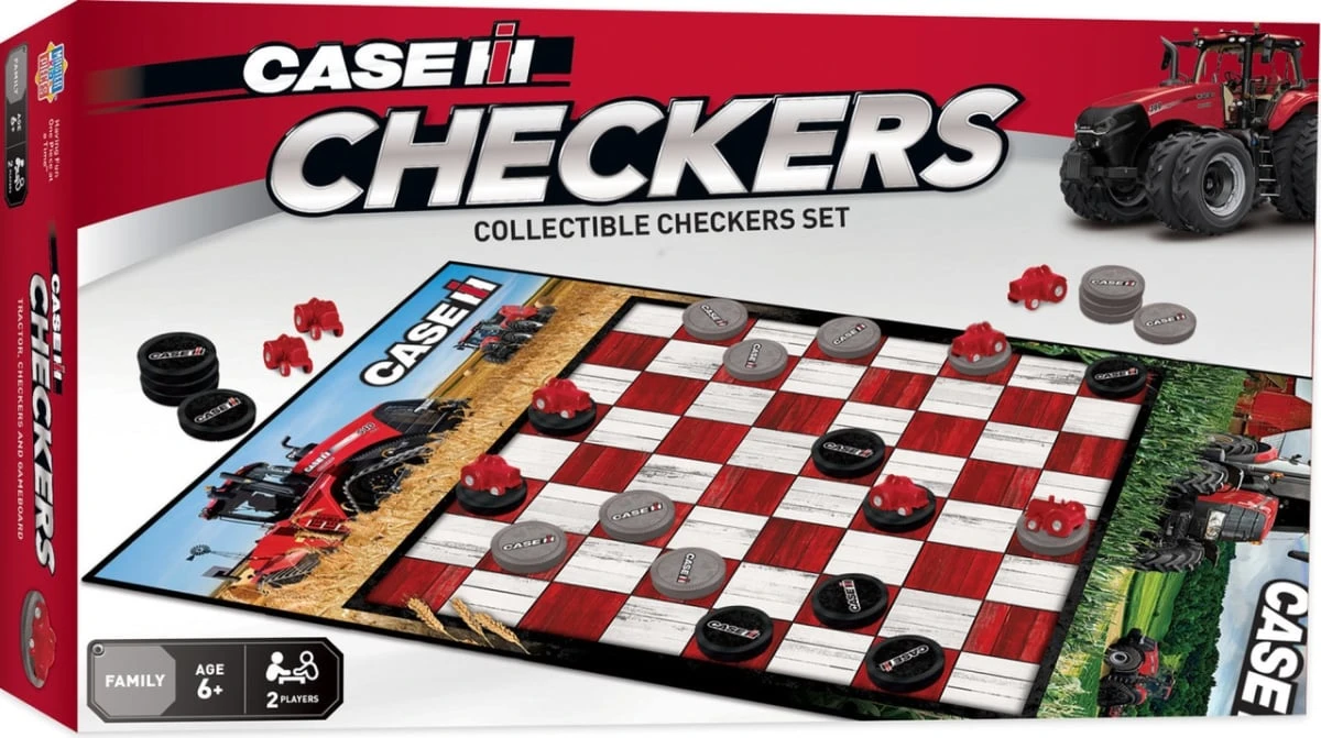 Officially Licensed Case Ih Farmall Checkers Board Game For Ages 6 And Up