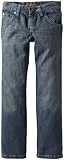 Wrangler Big Boys' Relaxed Fit Boot Cut Jeans, Night Sky, Size 10