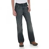 Wrangler Little Boys' Relaxed Fit Boot Cut Jean, Night Sky, Size 1t Slim