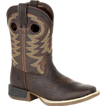 Durango Lil Rebel Pro Little Kids Brown Western Boot Size 3 Medium