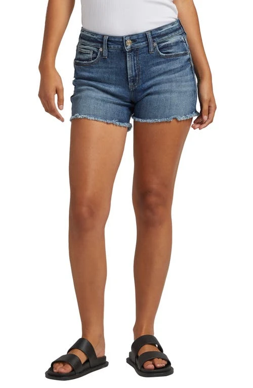 Silver Jeans Co. Suki Cutoff Denim Shorts Indigo Size 30