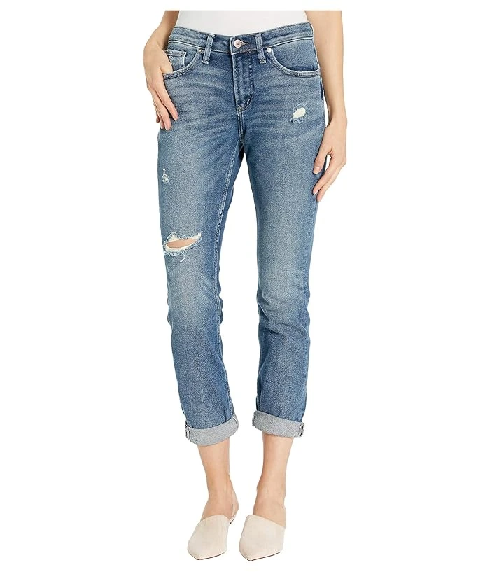 Silver Jeans Co. Not Your Boyfriend's Jean Mid-rise Slim Leg In Indigo For Women