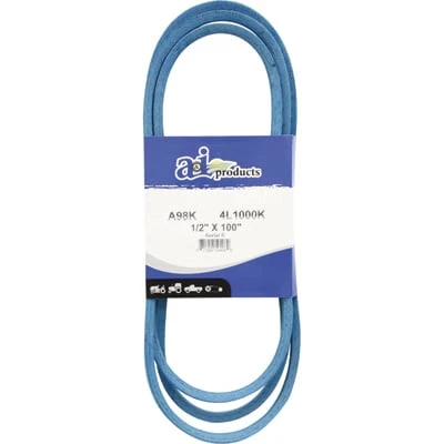 Pix Blue Kevlar V-belt With Kevlar Cord - 100 X 0.5 In., Model No. A98k-4l1000k