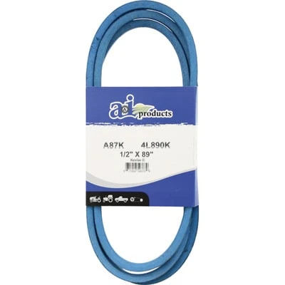 V-belt 1/2" X 89" Kevlar A-section Model A87k-4l890k