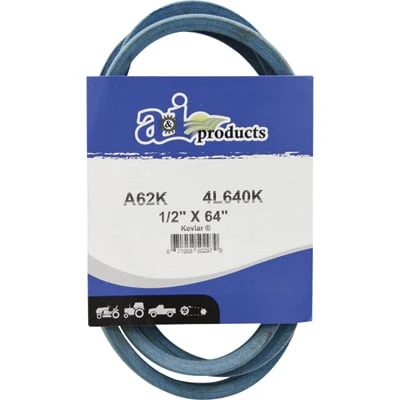 A & I Products Blue Kevlar V-belt 1/2" X 64" Model A62k-4l640k
