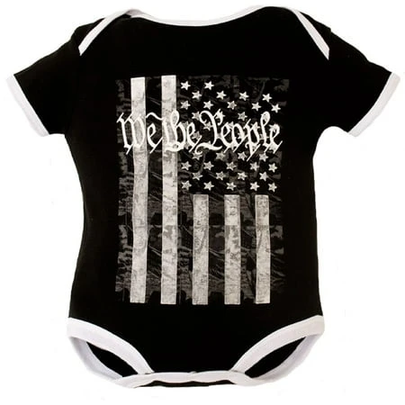 Tiny Trooper We The People Baby Bodysuit 6-9 Months