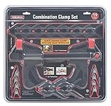 19 Piece Spring And Bar Clamp Set For Versatile Clamping Needs