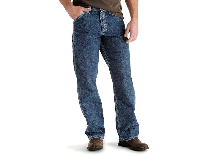 Men's Lee Carpenter Jeans With Utility Pockets, Size 30 X 32, Blue