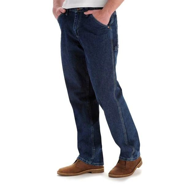 Men's Lee Carpenter Jeans With Utility Pockets, Size 36 X 32, Blue Denim