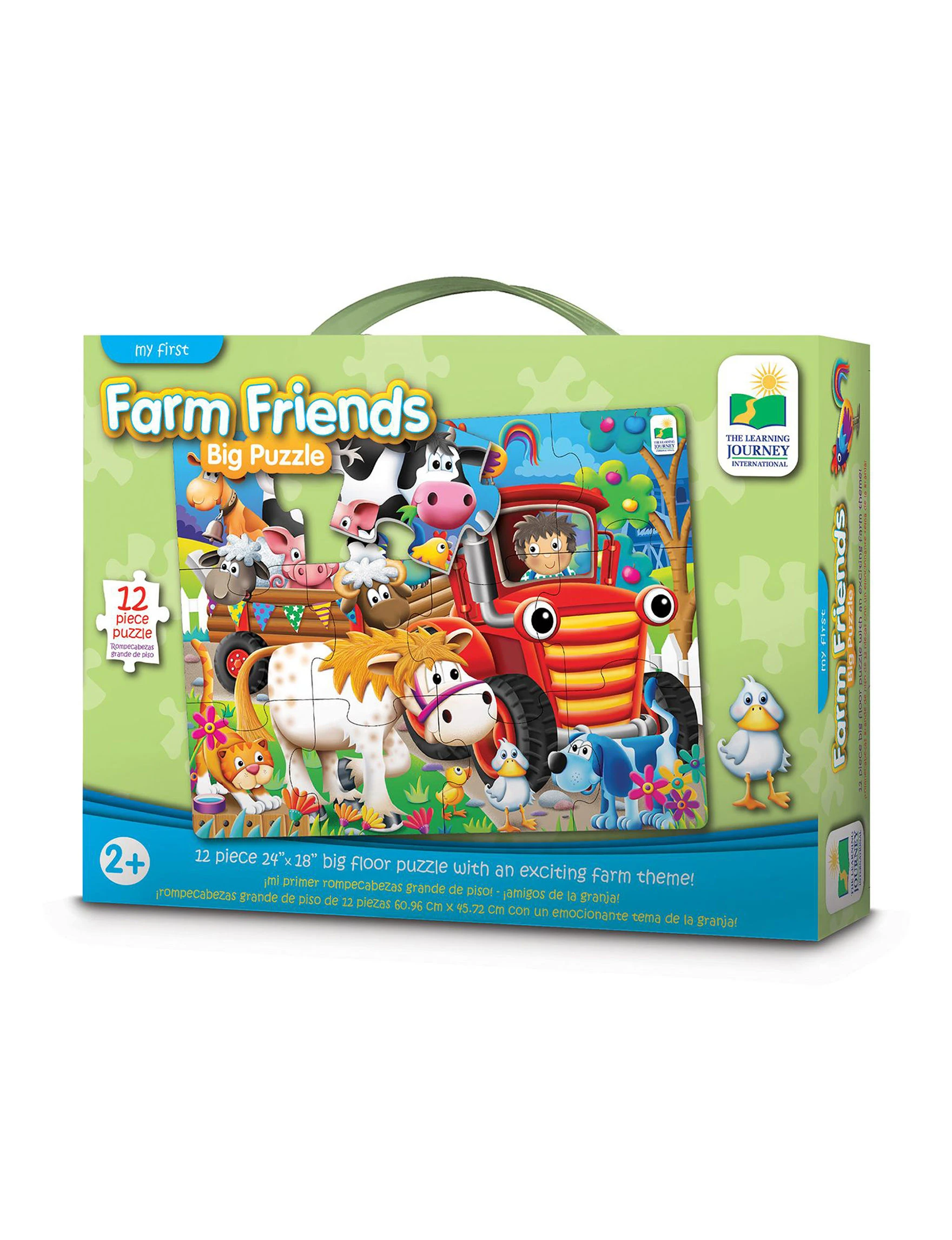 107805 24 x 18 in. My First Big Floor Puzzle - Farm Friends