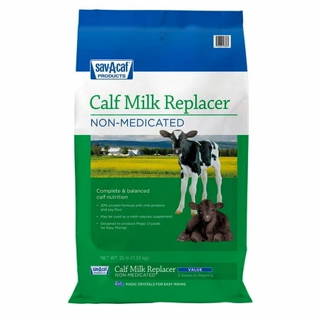 Sav-a-caf 20-20 Calf Milk Replacer 25 Lb Bag - Blue Green