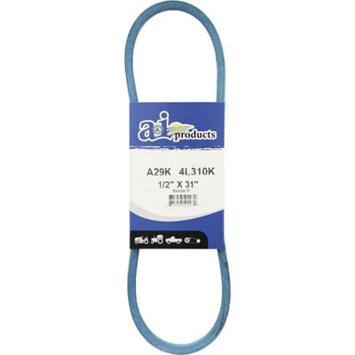 Blue Kevlar V-belt 1/2" X 31" Model A29k-4l310k For Farm & Turf