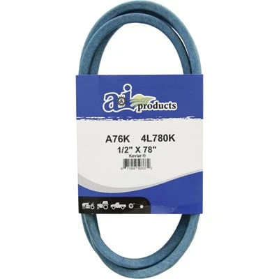 A & I Products Blue Kevlar V-belt 1/2" X 78" Model A76k-4l780k