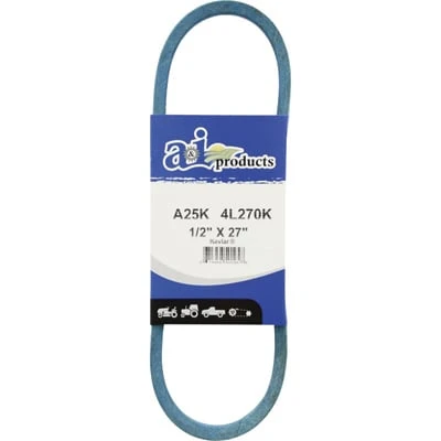 A25k Blue Kevlar V-belt 1/2" X 27" Model No. A25k-4l270k