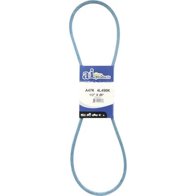 Heavy Duty V-belt 1/2" X 49" Kevlar Cord Model A47k-4l490k