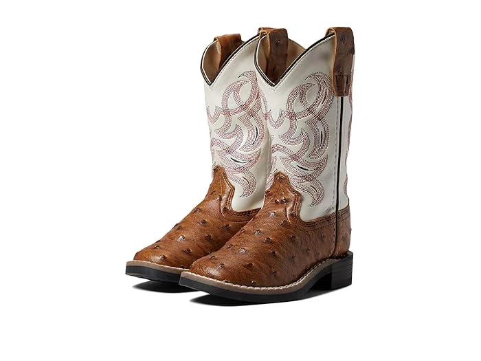 Old West Kids Tobacco Boots For Toddler And Little Kid Sizes