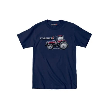 Magnum Stars And Stripes Youth Short Sleeve T-shirt Xl - Patriotic Tractor Design