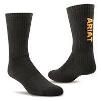Ariat Cotton Crew Socks, 3 Pairs, Comfortable And Durable