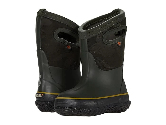 Bogs Kid's Classic Tonal Camo Boot - Size 7 - Dark Green