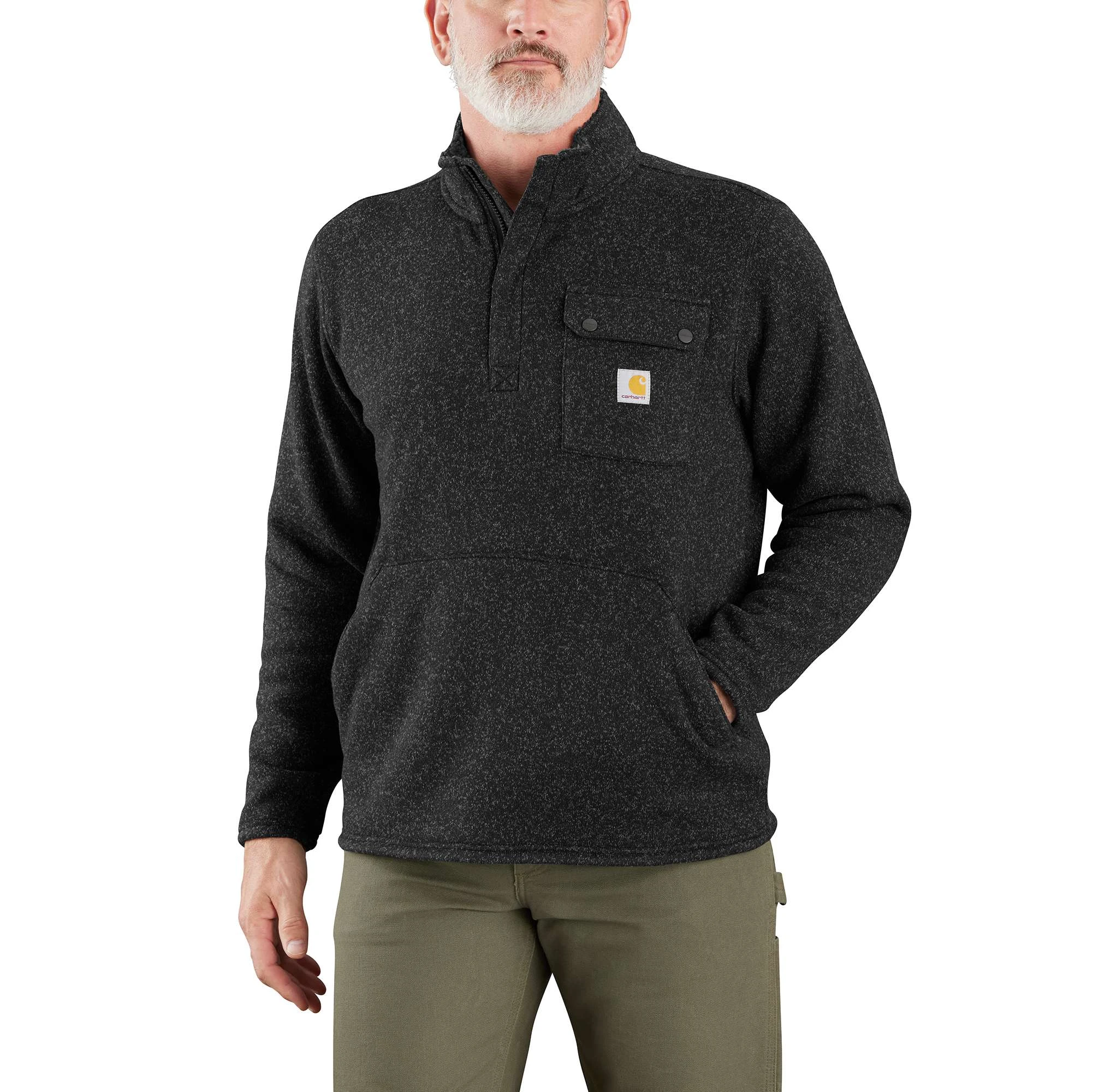 Carhartt Ts6378 Men's Relaxed Fit Midweight Quarter Zip Sweater Fleece
