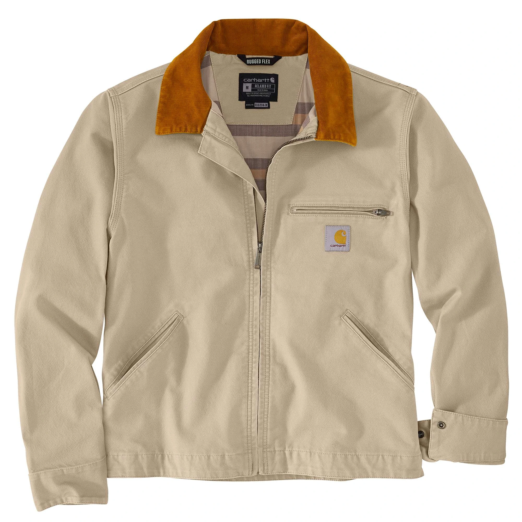 Carhartt Oj6234-m Rf Duck Relaxed Fit Detachable Jacket