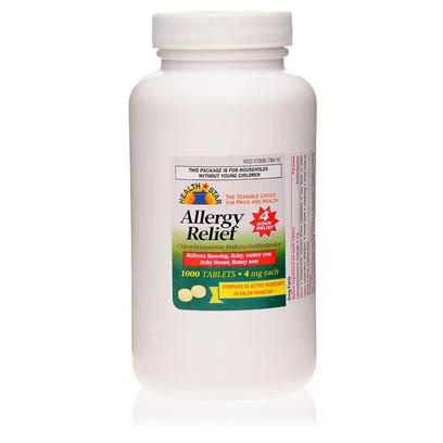 Chlorpheniramine 4mg - 1000 tablets