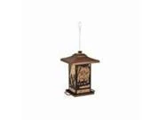 Perky-pet Wilderness Lantern Wild Bird Feeder - 2 Lb Capacity, Brown Model 8504-2