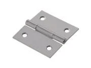 2-1/2" General Purpose Broad Hinge With Fixed Pin, Zinc Plated, Model 851949
