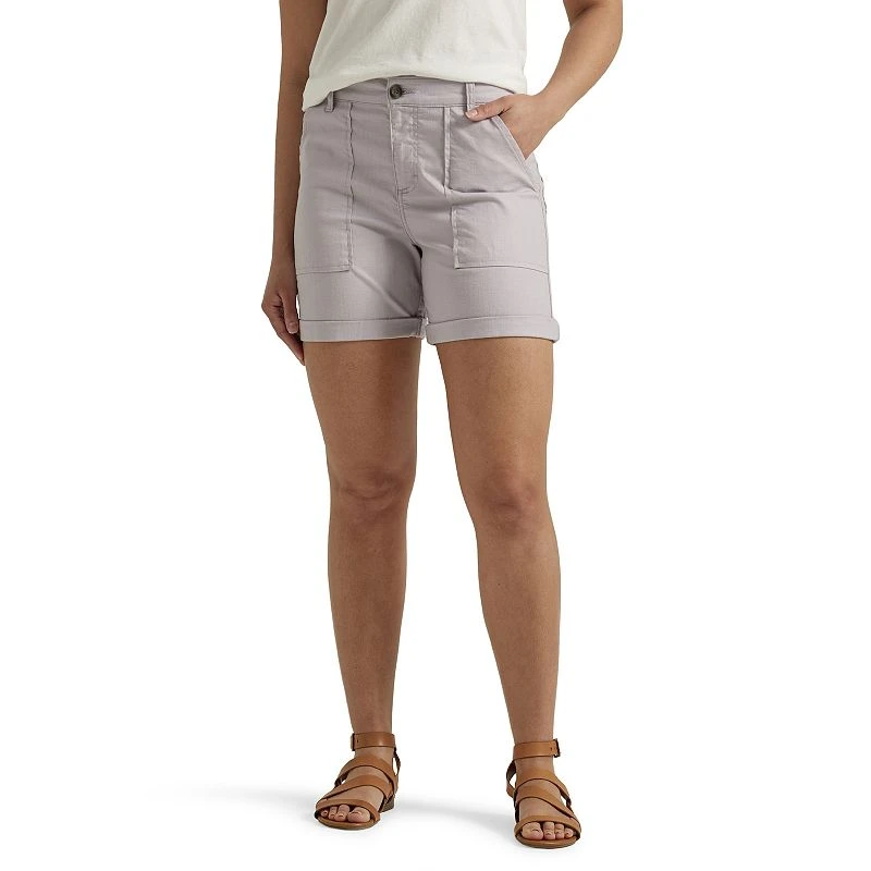 Women's Lee Legendary Rolled Shorts, Size 12 Regular, Light Purple