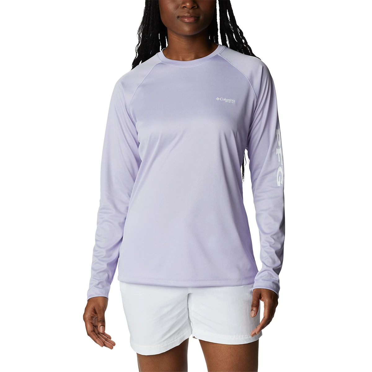 Columbia Women's Tidal Long Sleeve Heather Tee - Size Large