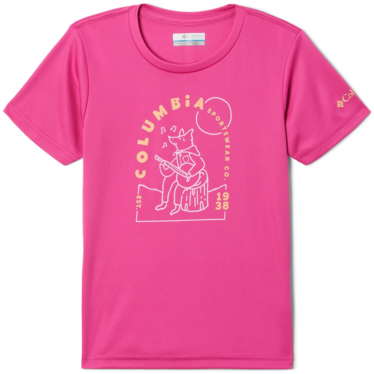 Columbia Girls' Mirror Creek Short Sleeve Graphic T-shirt Size Xl