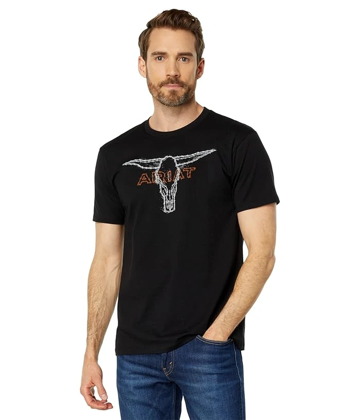 Ariat Barbed Wire Steer Graphic T-shirt For Men