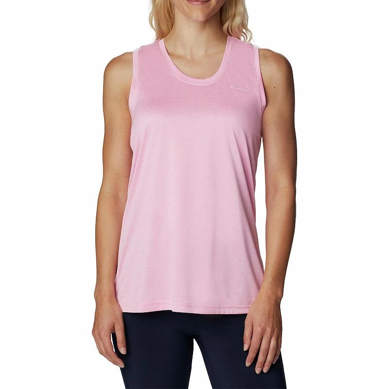 Women's Columbia Hike Moisture-wicking Active Tank, Size Large, Bright Pink