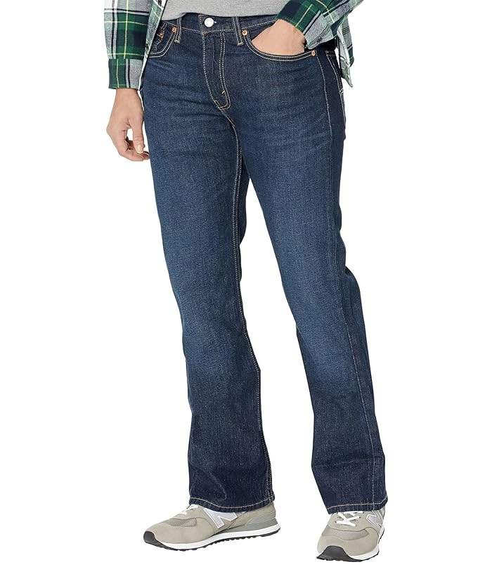 Men's Levi's 527 Stretch Slim Bootcut Jeans, Size 32x36, Dark Blue