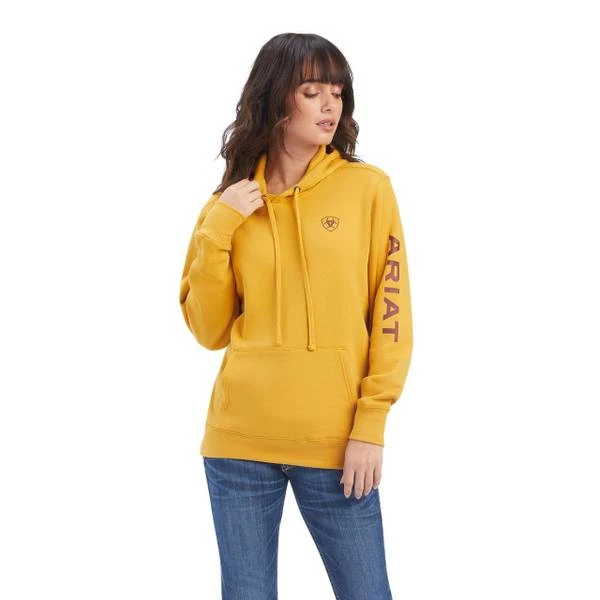 Ariat Women's Real Logo Hoodie - Comfortable And Stylish Sweatshirt For Everyday Wear