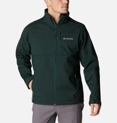 Men's Columbia Ascender Softshell Jacket, Size Large, Green