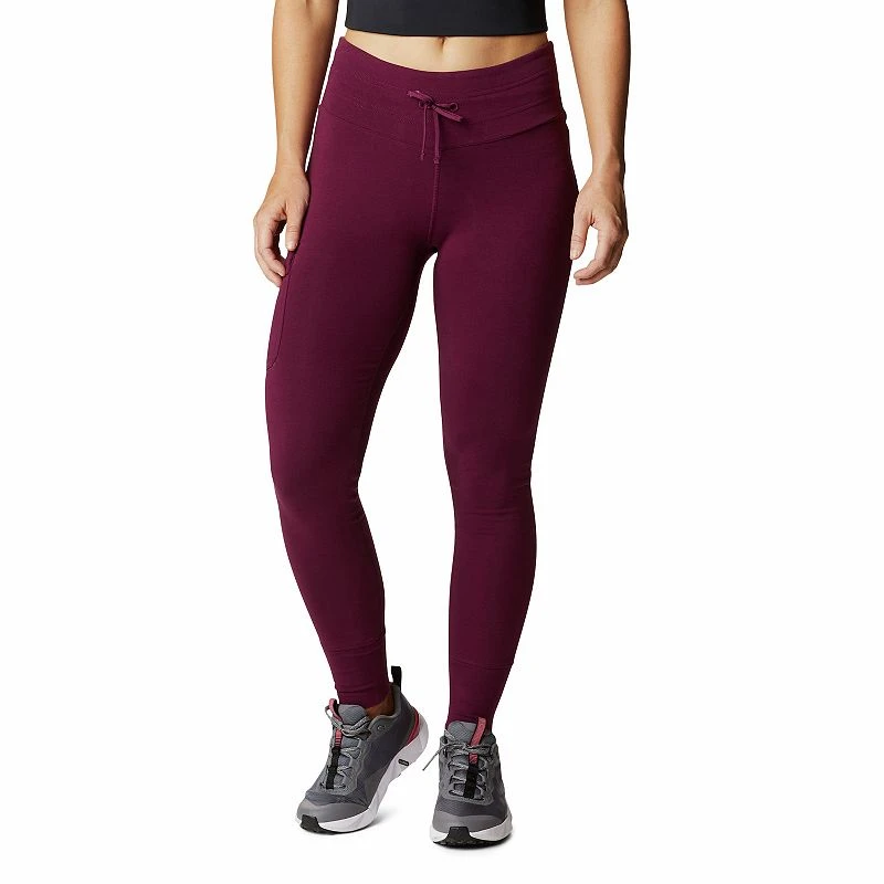 Columbia Women's Trek Active Leggings, Size Medium, Color Medium Red