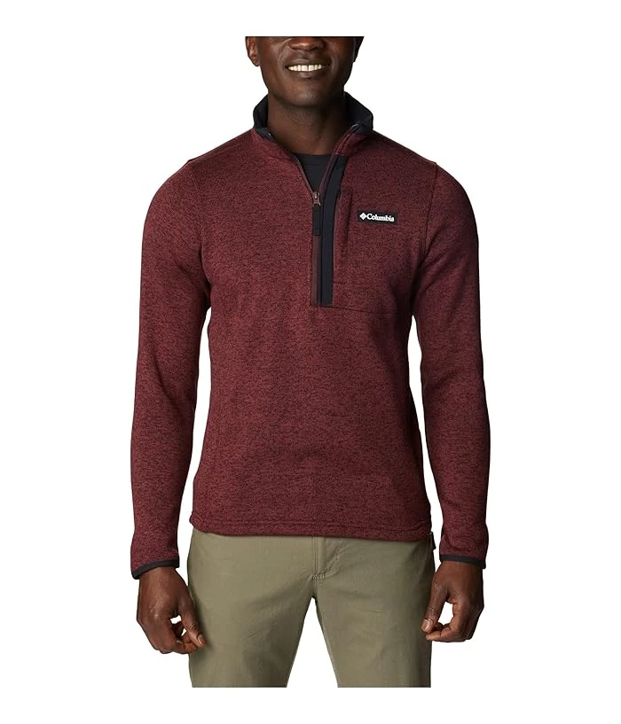 Columbia Sweater Weather Half Zip Pullover In Elderberry, Size Xx-large