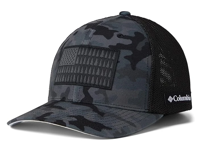 Columbia Mesh Tree Flag Ball Cap - High Crown Design