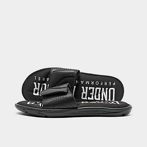 Under Armour Ignite Vi Men's Slide Sandals, Size 9, Black/black