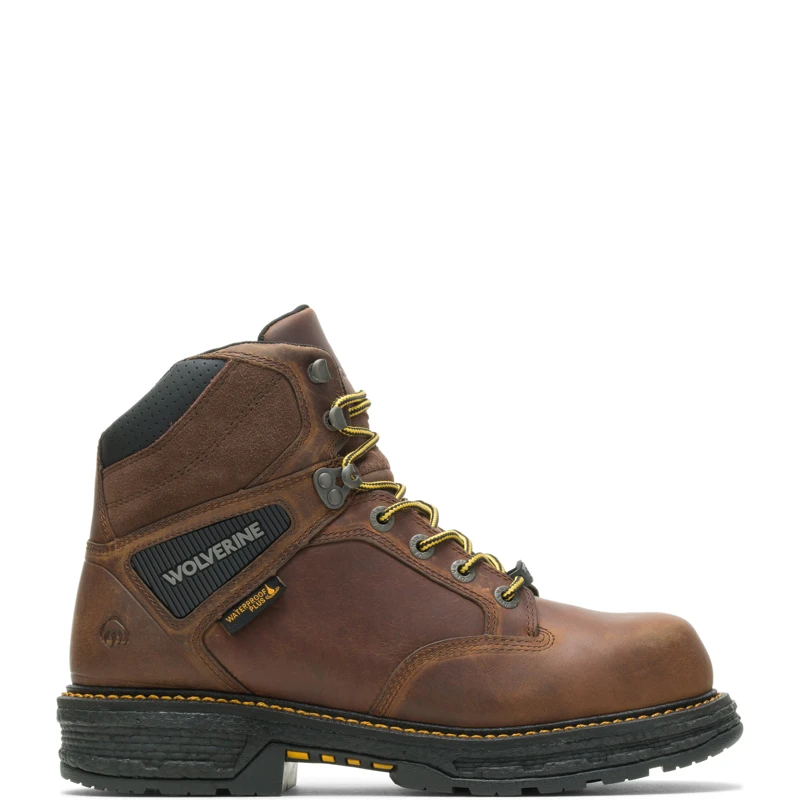 Wolverine Hellcat Ultraspring 6" Work Boot Men Size 11.5 Tobacco