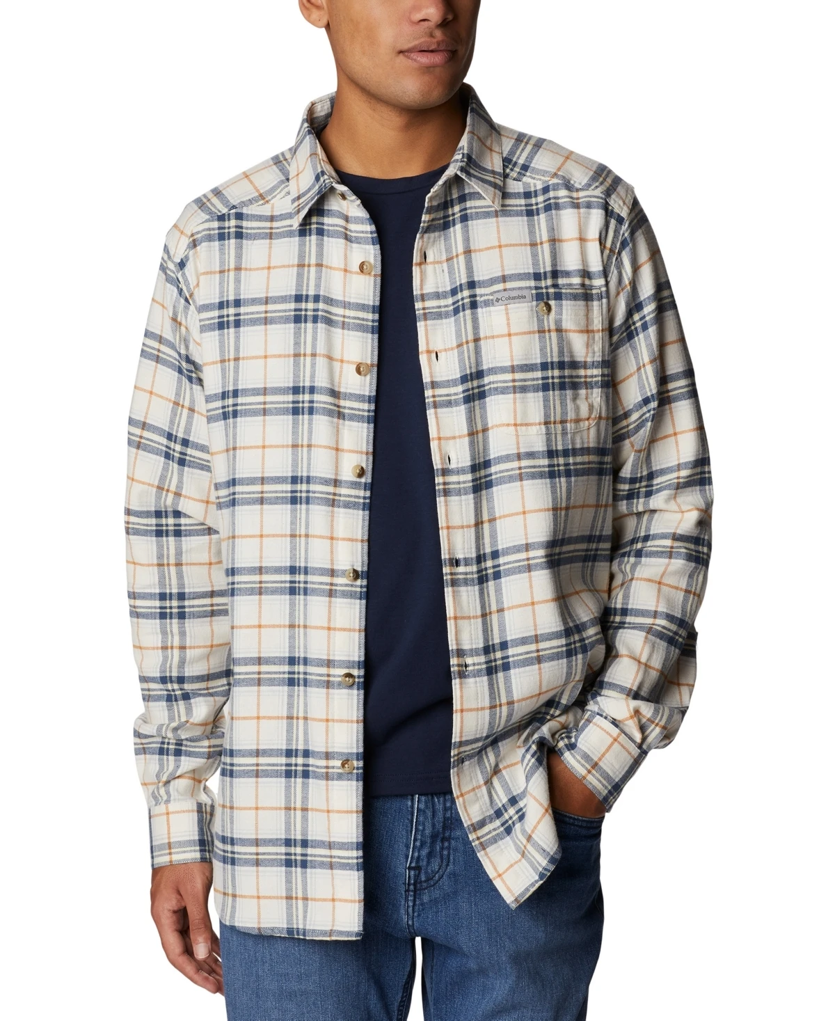 Columbia Men's Cornell Woods Flannel Long Sleeve Shirt - Stylish And Comfortable