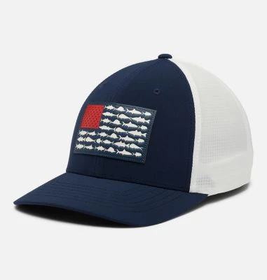 Columbia Pfg Fish Flag Signature 110 High Crown Hat