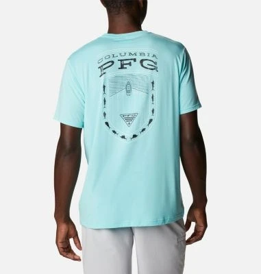 Columbia Men's Pfg Boat Badge Tech Short Sleeve Shirt