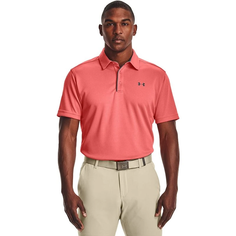 Men's Under Armour Tech Polo Shirt, Size Xl, Color Pink