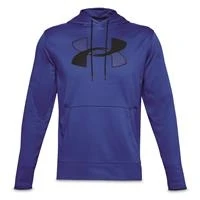 Men's Under Armour Fleece Big Logo Hoodie, Size Medium, Color Black
