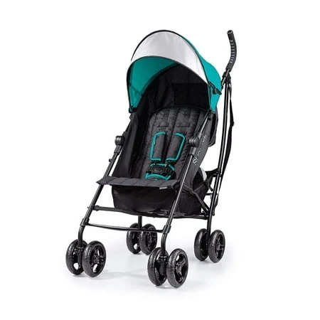 Summer 3dlite Convenience Stroller Teal Lightweight Aluminum Frame Large Seat Area