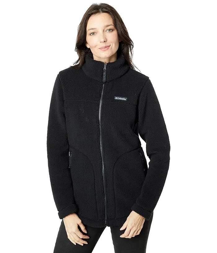 Columbia Women's West Bend Cozy Sherpa Fleece Jacket, Size Large, Grey