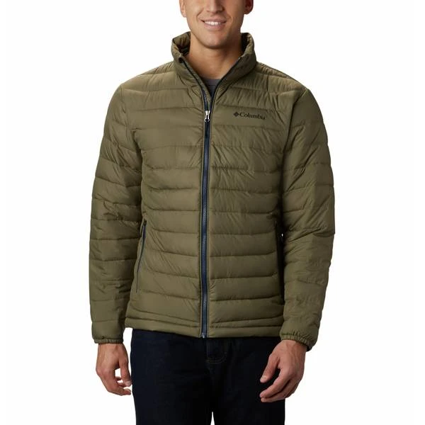 Columbia Men's Powder Lite Insulated Jacket, Size Medium, Green